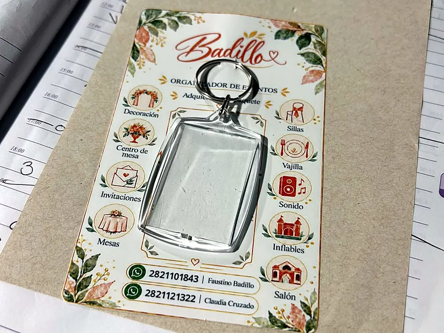 Llaveros personalizados